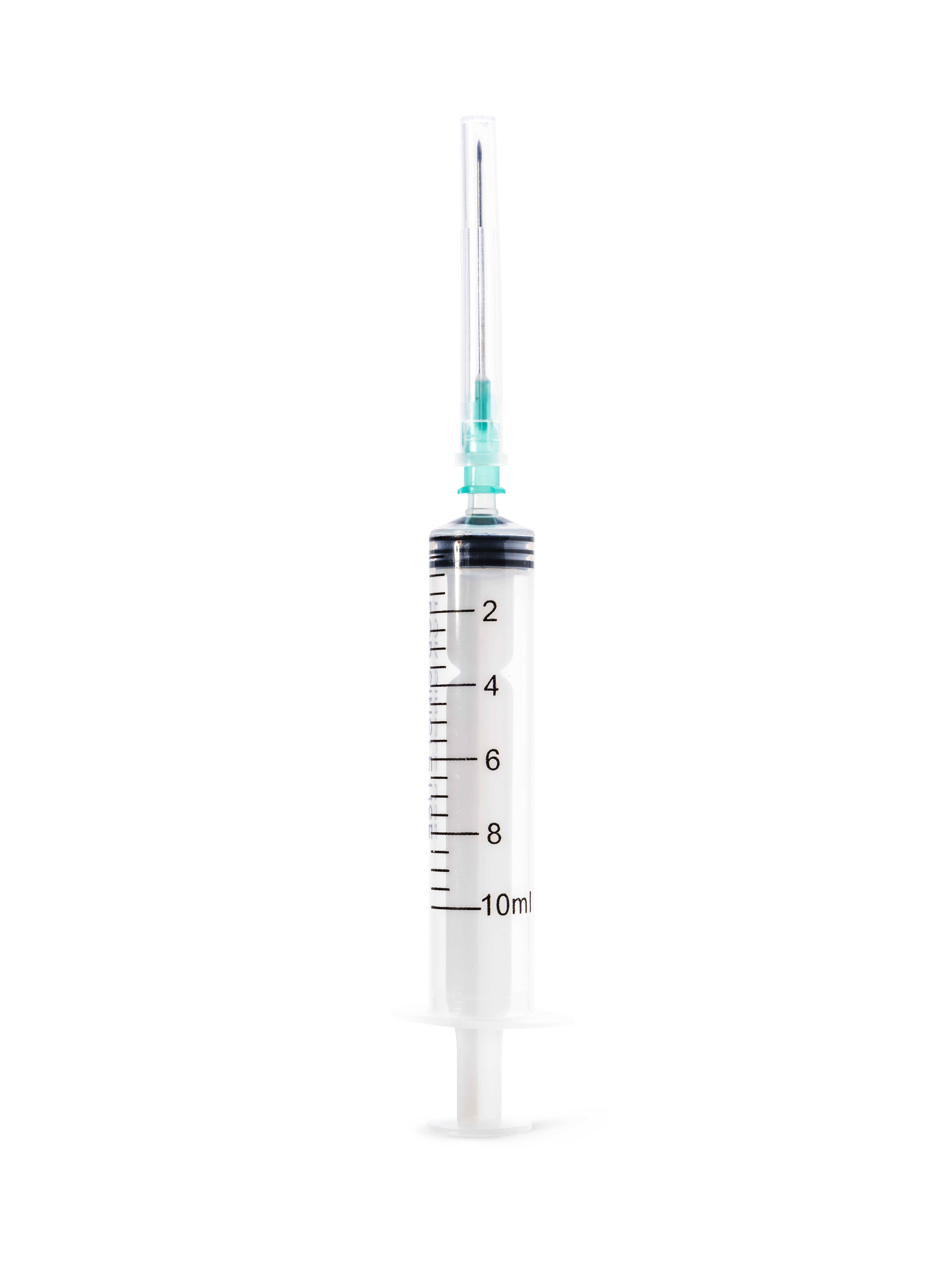 10ml Spritze Luer, zentraler Konus  mit 21G Kanüle