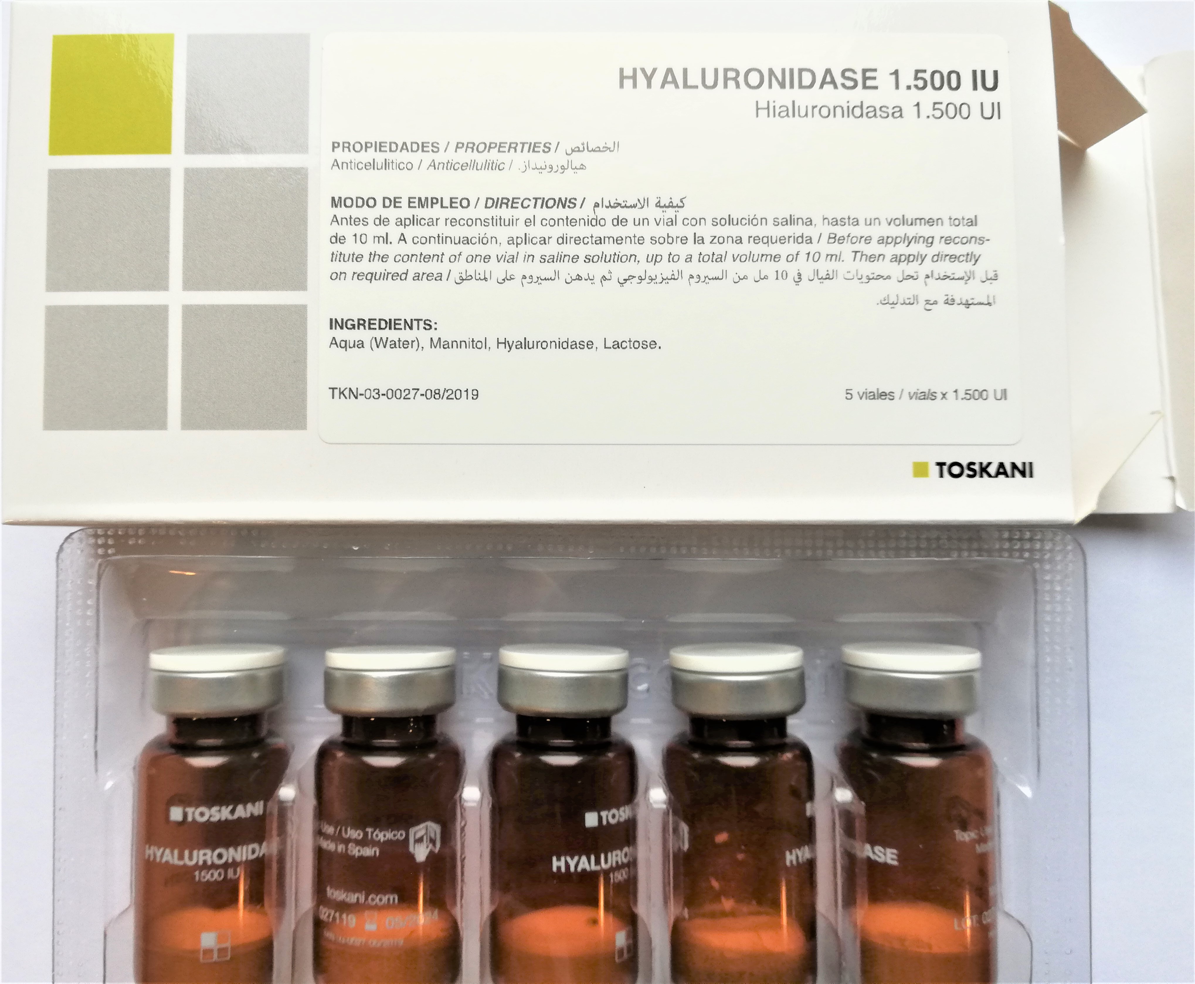 Hyaluronidase 1.500 IU (Trockenextrakt)