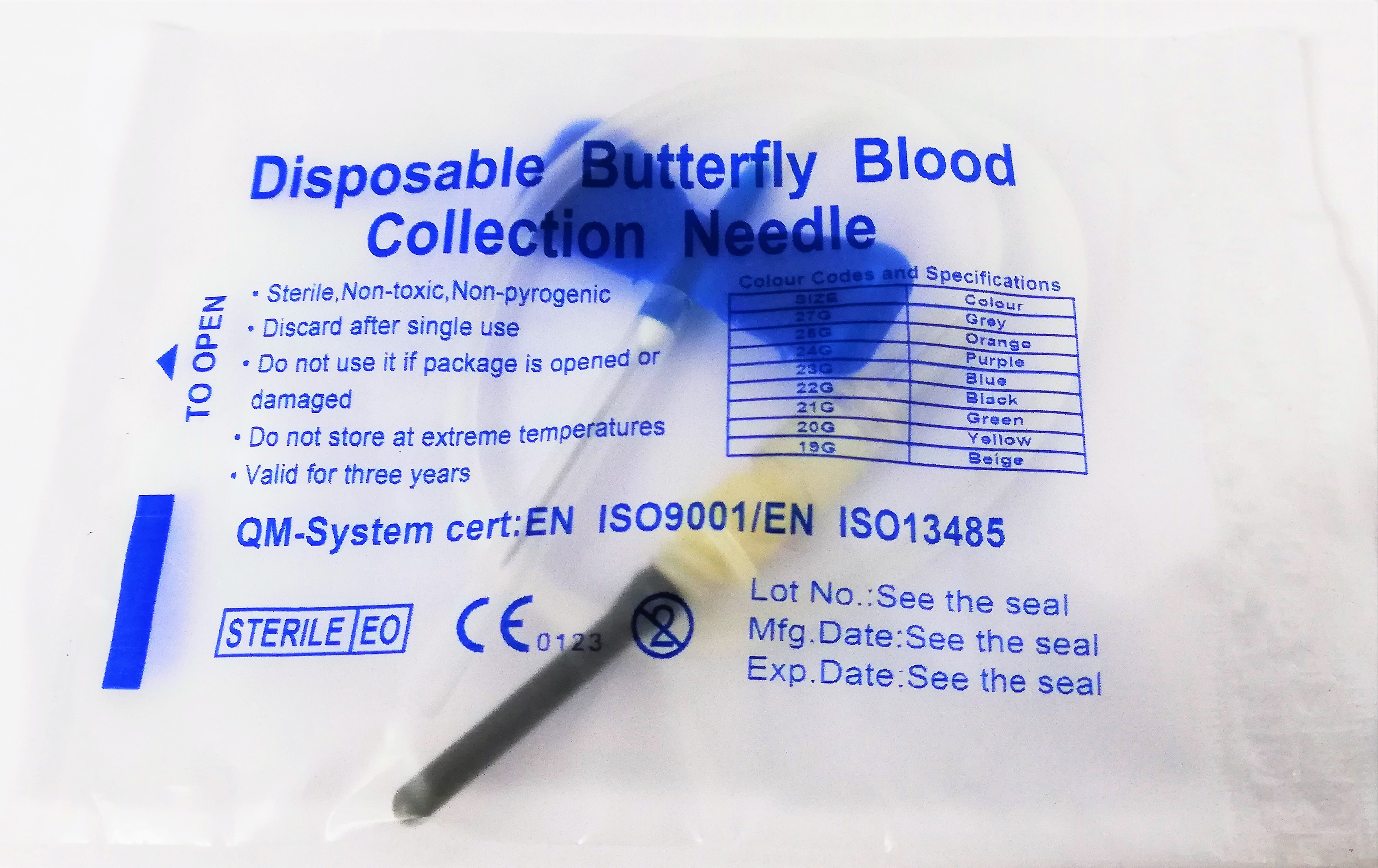 Butterfly Vacu Blutentnahme 23G